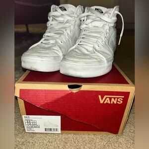 Sk8-HI Vans white Size 7.5 Women’s